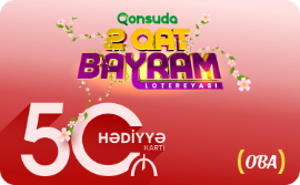 1 OBA Plus bonus card worth 50 AZN