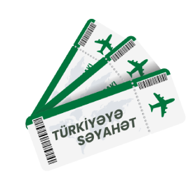1 ədəd 7 500 manatlıq Türkiyə Respublikasına səyahət vauçeri